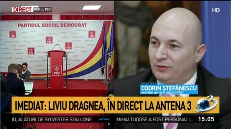 Codin Ștefănescu: Viorica Dăncilă reprezintă ce vrea PSD