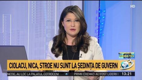 Cine a absentat de la ședința de Guvern