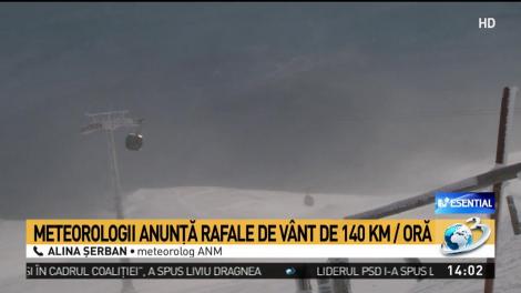 Val de vreme extremă peste România! Meteorologii au transmis o avertizare de COD GALBEN de VISCOL