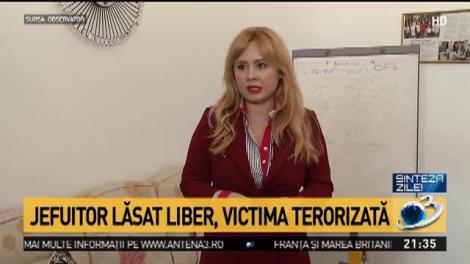 Un jefuitor lăsat liber își terorizează victima