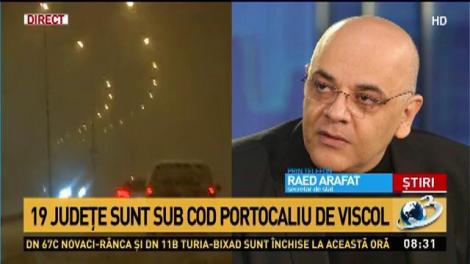 Viscol, ninsori și blocaje în jumătate din țară. Raed Arafat: "Sunt echipe de intervenție pe teren"