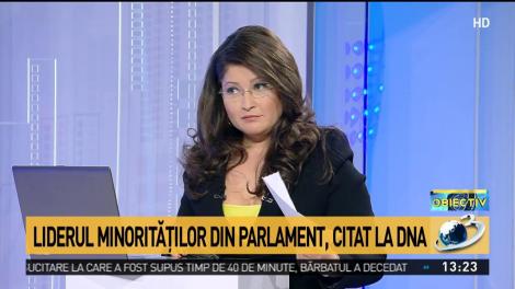 Liderul minorităților din Parlament, citat la DNA