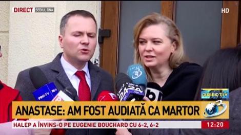 Roberta Anastase, audiată la DNA