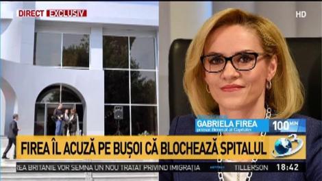 Firea îl acuză pe Bușoi că blochează Spitalul metropolitan
