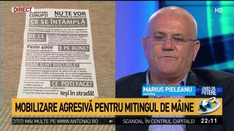 Mobilizare agresivă pentru mitingul de s&acirc;mbătă