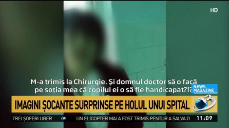 Imagini șocante surprinse pe holul unui spital