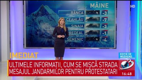 Prognoza meteo 20 ianuarie