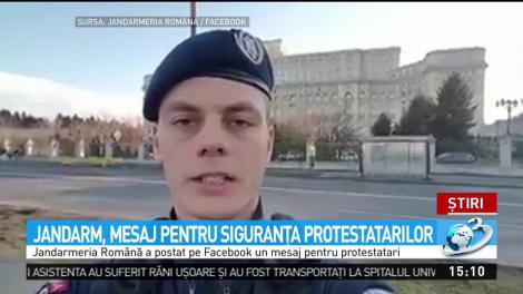 Jandarmeria se pregătește de protest. Mesajul transmis participanților