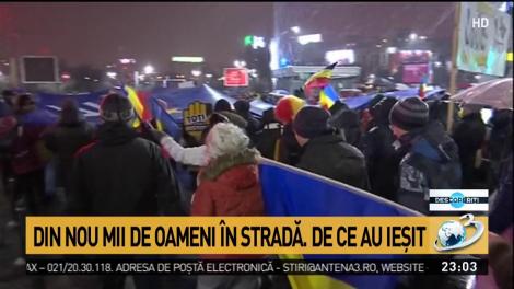Mii de oameni &icirc;n stradă. De ce au ieșit