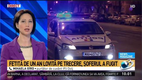 Accident grav &icirc;n Craiova. Copil de un an, accidentat grav de un şofer care a fugit de la locul faptei