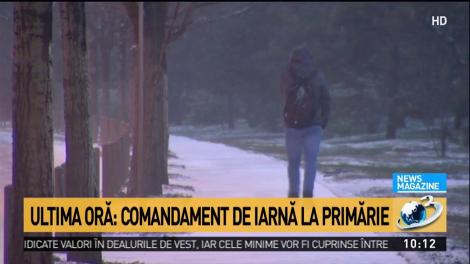 Comandament de iarnă, la Primăria Generală