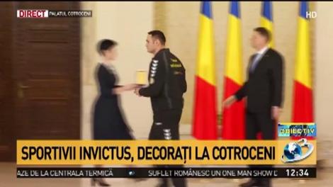 Sportivii Invictus, decorați de președintele Iohannis, la Cotroceni