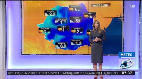 Prognoza meteo pentru următoarele trei zile