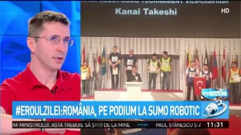 Eroul zilei. România, pe podium la sumo robotic