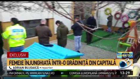 O femeie a fost înjunghiată în apropierea unei grădiniţe din Bucureşti