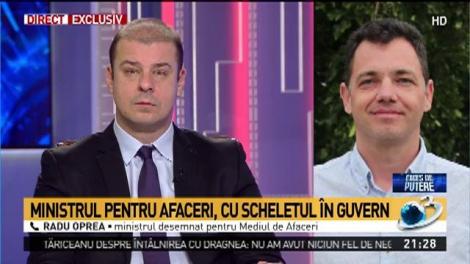 Ministrul propus pentru Mediul de Afaceri, Radu Oprea, despre procesul de evaziune:  Nu aș fi pus PSD-ul &icirc;ntr-o astfel de situație
