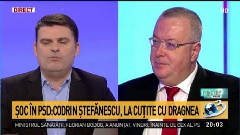 Contre &icirc;ntre Codrin Ștefănescu și Liviu Dragnea
