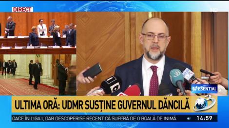 UDMR susține Guvernul Dăncilă. Kelemen Hunor: „Vom da și noi o șansă Coaliției”