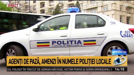 Bodyguarzii unei firme private de pază au dat amenzi în numele Poliției Locale