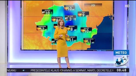 Prognoza meteo. Ce se &icirc;nt&acirc;mplă cu temperaturile