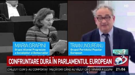 Confruntare dură &icirc;n Parlamentul European. Traian Ungureanu și Maria Grapini