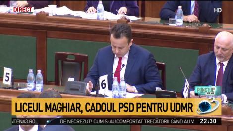 Liceul maghiar, cadoul PSD pentru UDMR