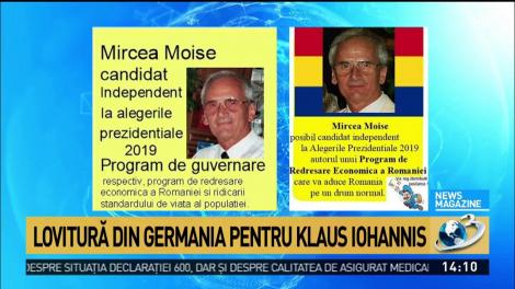 Lovitură din Germania pentru Klaus Iohannis