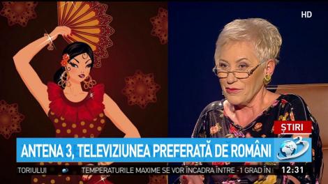 Antena 3, televiziunea preferată de rom&acirc;ni