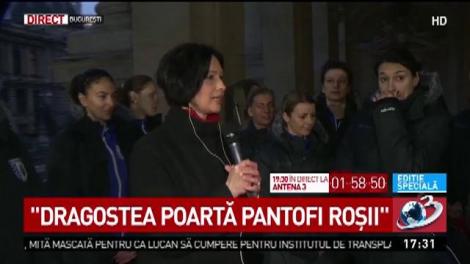 Protest inedit față de violența în familie.