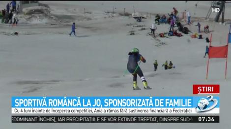 Sportivă româncă la JO, fără susținerea Federației. Schioarea a fost sponsorizată de familie