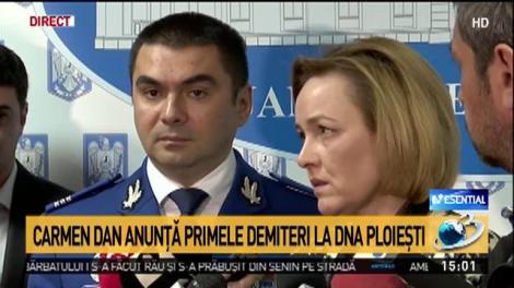 Polițiști detașați la DNA Prahova. Carmen Dan, declarații de ultimă oră