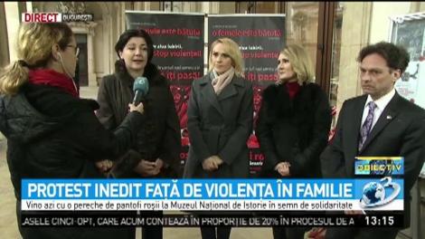 Gabriela Firea și ministrul Culturii, la evenimentul „Dragostea poartă pantofi roșii”