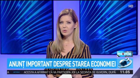Anunț important despre starea economiei