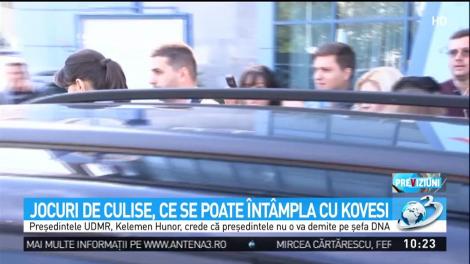 Ce se poate &icirc;nt&acirc;mpla cu șefa DNA. Kelemen Hunor: Iohannis nu o va demite pe Kovesi