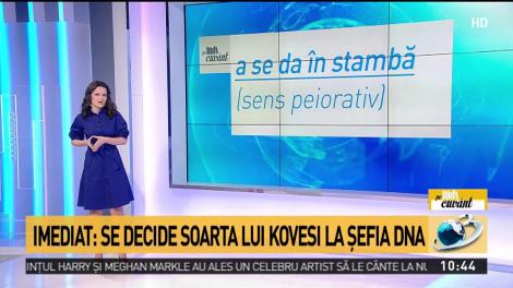 Pe cuv&acirc;nt, cu Ana Iorga: De unde vine expresia &bdquo;a se da &icirc;n stambă&rdquo;