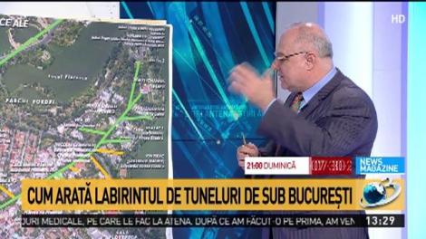 Harta subteranelor strategice ale "cartierului interzis" din București