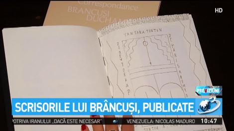 Scrisorile lui Br&acirc;ncuși, publicate