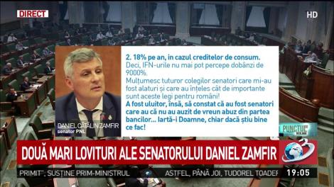 Dobânzile înșelătoare, limitate de lege. Daniel Zamfir: Am reușit! Legile împotriva cămătăriei au fost votate