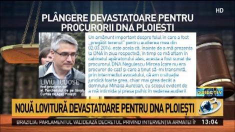 Nouă lovitură devastatoare pentru DNA Ploiești