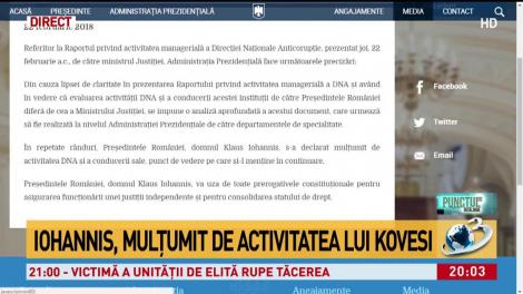 Klaus Iohannis, prima reacție la anunțul lui Tudorel Toader: Prezentarea raportului, fără claritate