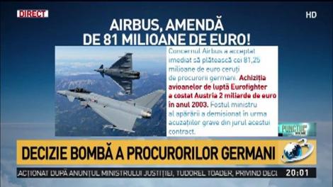 Decizie bombă a procurorilor germani! Airbus, amendă de 81 de milioane de euro