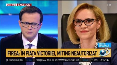 Gabriela Firea: Va fi ger la noapte în București