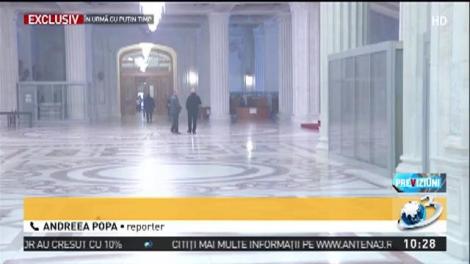 Incendiu &icirc;n Parlament, oamenii sunt evacuați