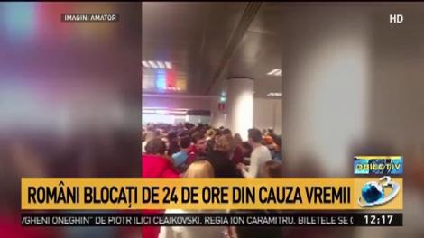 Romani blocați de 24 de ore pe aeroportul din Roma din cauza condițiilor meteo. &bdquo;Nu ni s-a dat nicio lămurire&rdquo;