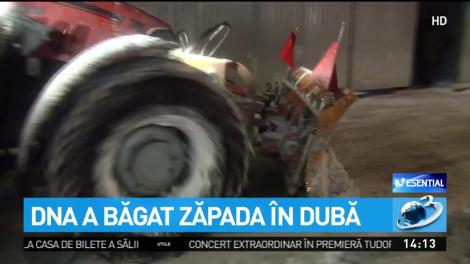 DNA a băgat zăpada &icirc;n dubă