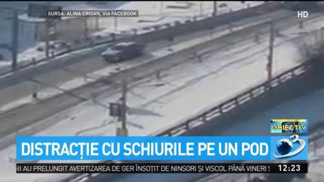 Imagini incredibile surprinse pe un pod din Constanța
