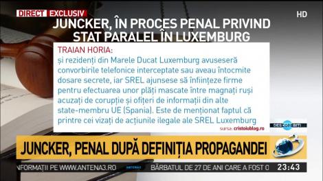 Juncker, penal după definiția propagandei