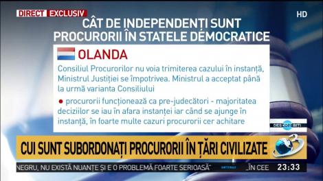 Procurorii, subordonați ministrului Justiției &icirc;n alte țări