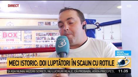 Meci istoric pentru promovarea boxului în scaun cu rotile. Ionuț Butoi: Putem merge înainte