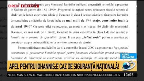 Dezvăluirile ministrului care a pus bulinele roșii pe clădirile cu risc din Capitală. Ce ni se ascunde despre marele cutremur